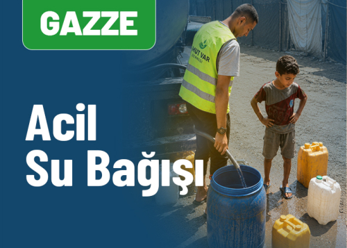 Gazze Acil Su Bağışı